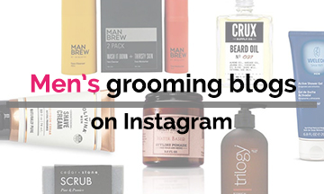 Men's grooming blogs on Instagram 